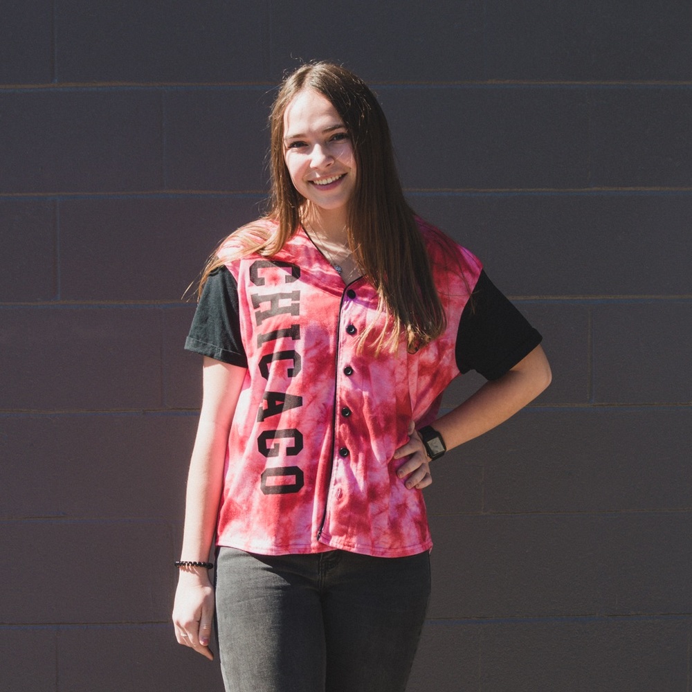 Retro NBA Chicago Bulls Baseball Jersey